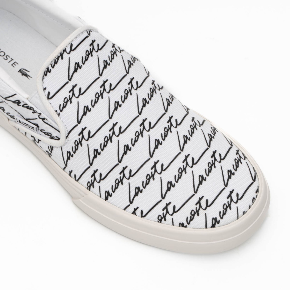 Сліпони Lacoste Jump Serve Slip 07224 CMA WHT/BLK Canvas