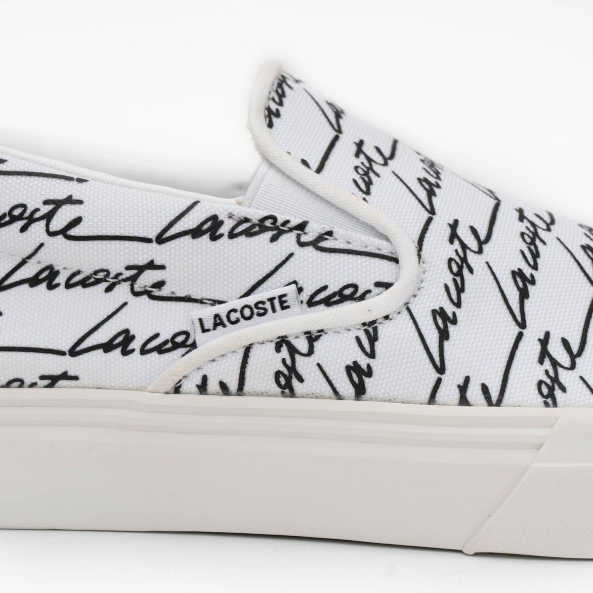 Сліпони Lacoste Jump Serve Slip 07224 CMA WHT/BLK Canvas