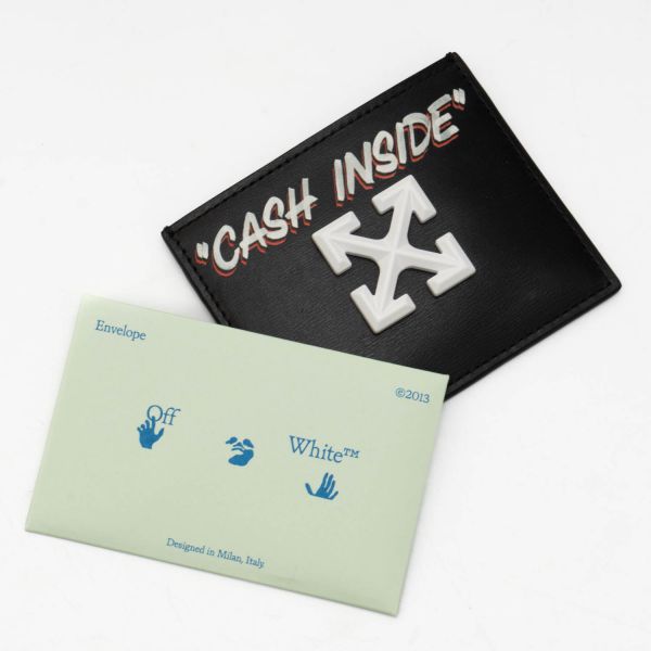 Картхолдер Off White Jitney Simple Card Case QU Black Multicolour.