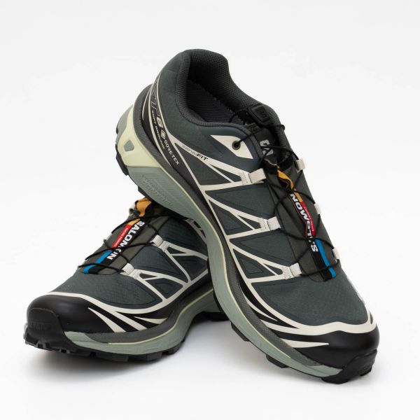 Кроссовки Salomon XT-6 GTX Urban Chic/Black/Lime Cream.