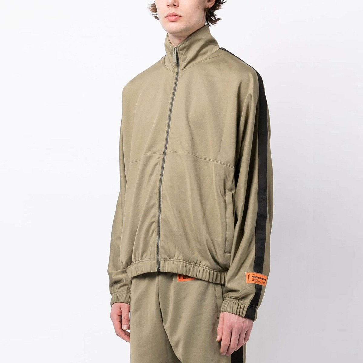 Толстовка Heron Preston Logo Olive Green No