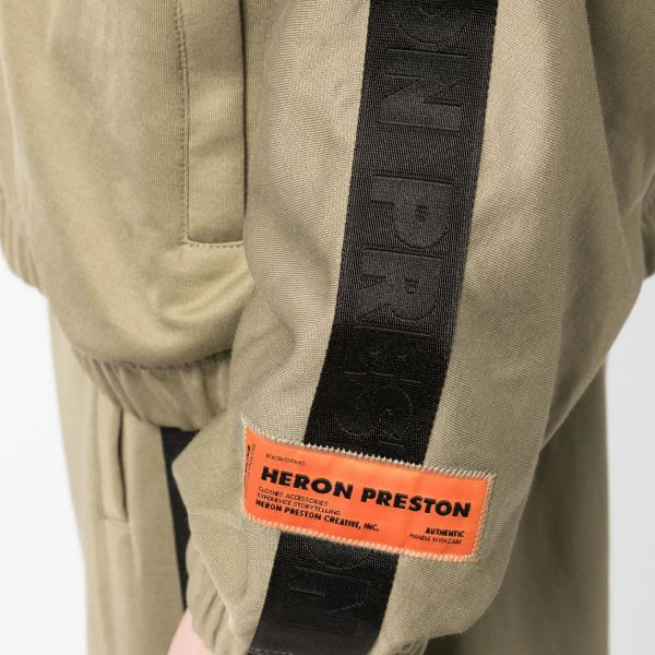 Толстовка Heron Preston Tracktop Logo Olive Green