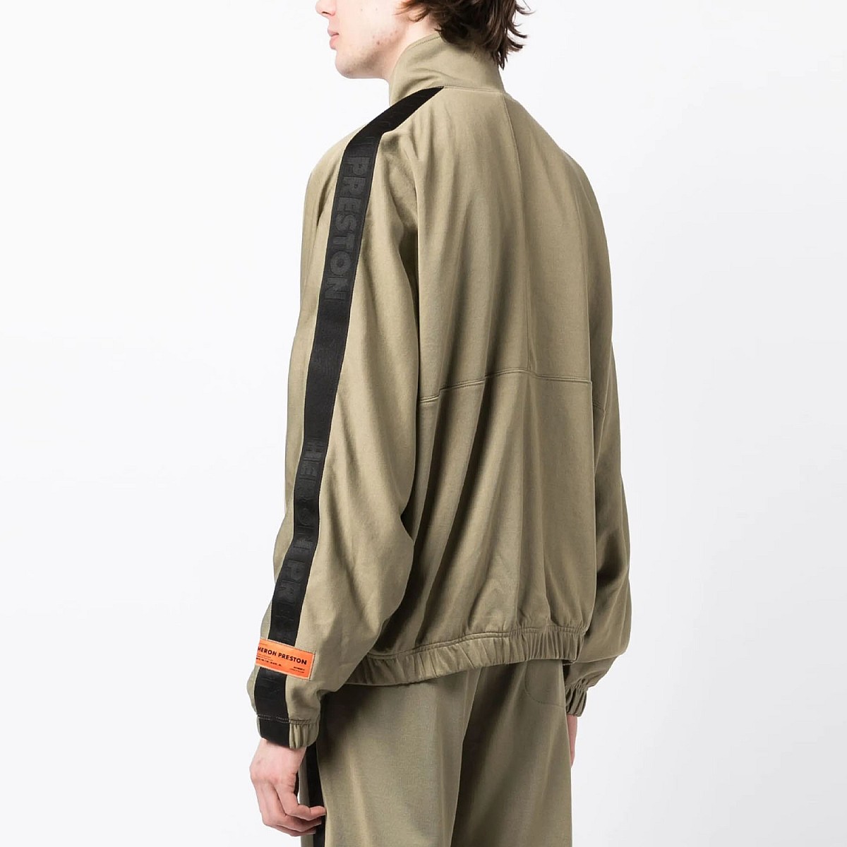 Толстовка Heron Preston Logo Olive Green No
