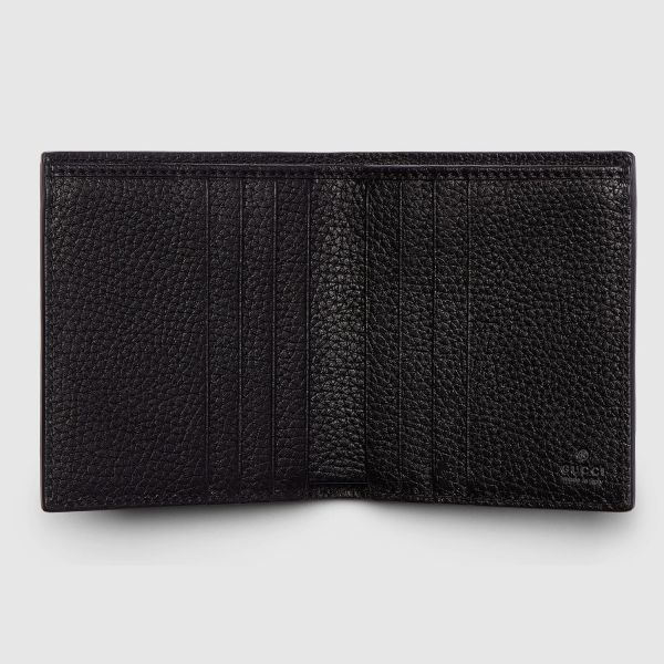 Кошелек Gucci Maxi GG bi-fold wallet in Black.
