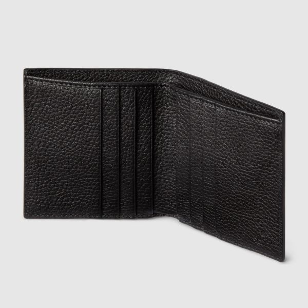 Кошелек Gucci Maxi GG bi-fold wallet in Black.
