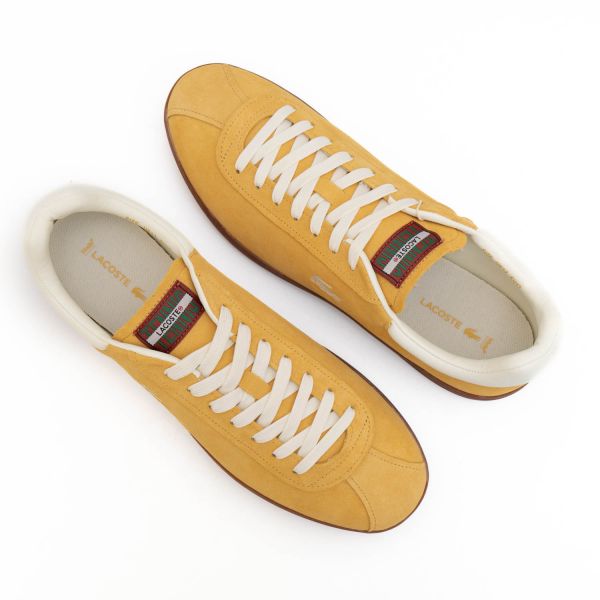 Кеди Lacoste Baseshot 124 1 SMA YLW/GUM 747SMA0041AGB.