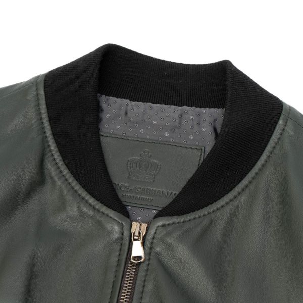Кожаная куртка Dolce&Gabbana G9LL5L HULBB.