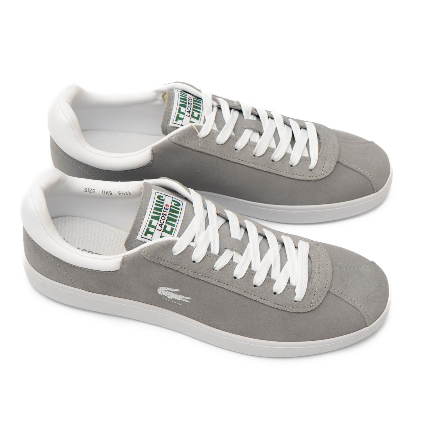 Кеди Lacoste Baseshot 124 2 SMA GRY/WHT 747SMA009325Y