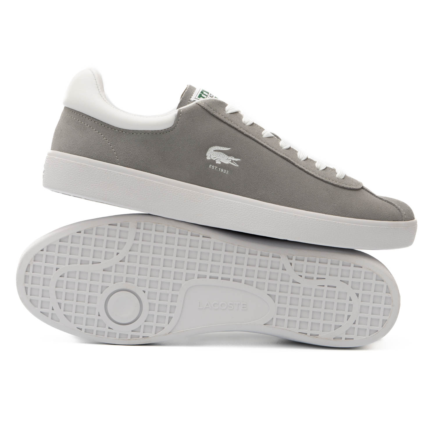 Кеди Lacoste Baseshot 124 2 SMA GRY/WHT 747SMA009325Y