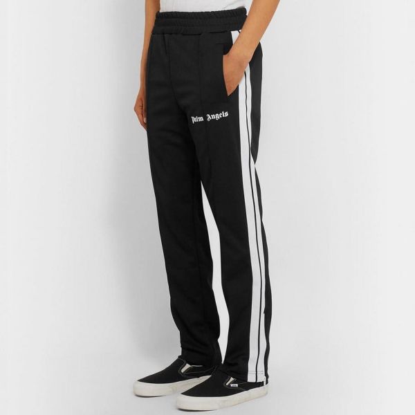 Спортивные штаны Palm Angels Slim Track Pants Black White.