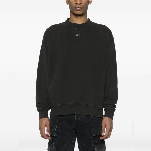 Свитшот Off White Stamp Mary Skate Crewneck Black White.