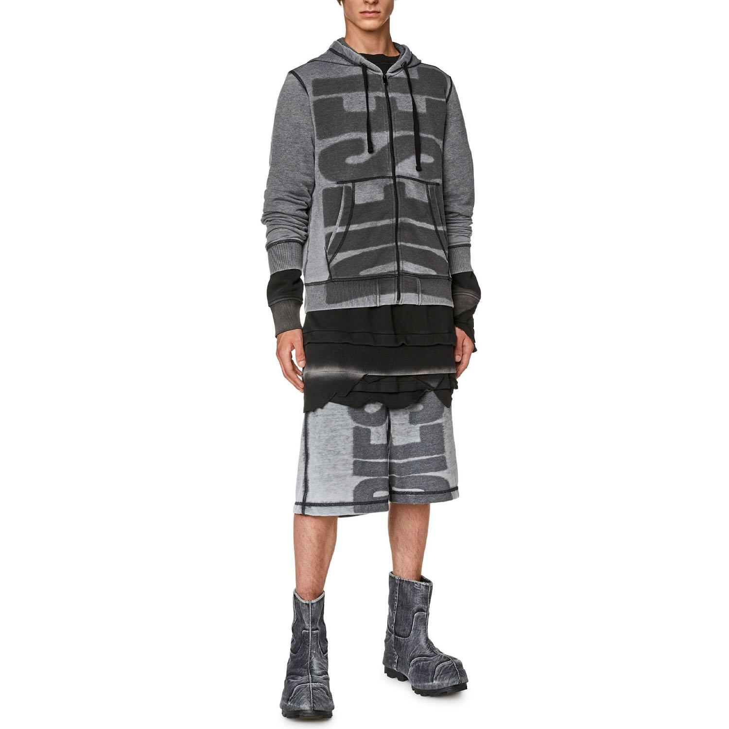 Худи Diesel S-Ginn-Hood-Zip-L1 A10434-0IJAT-900