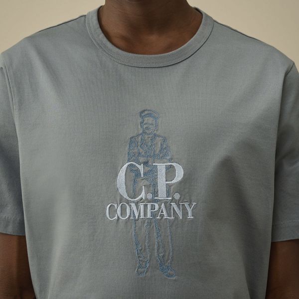 Футболка CP Company 18CMTS106A 110301W 872.