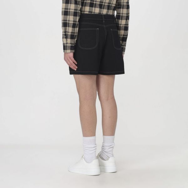 Шорти Off White Dark Washed Shorts with Logo Embroidery