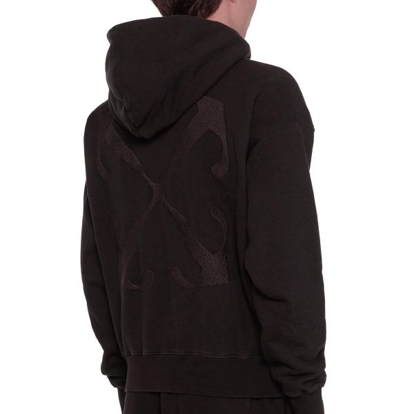 Худі Off White Brushed Cotton ARROW Embroidered Hoodie