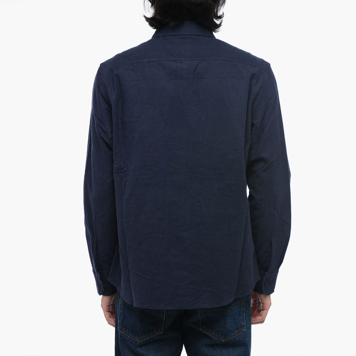 Овершорт Woolrich Solid Chamois Shirt Navy