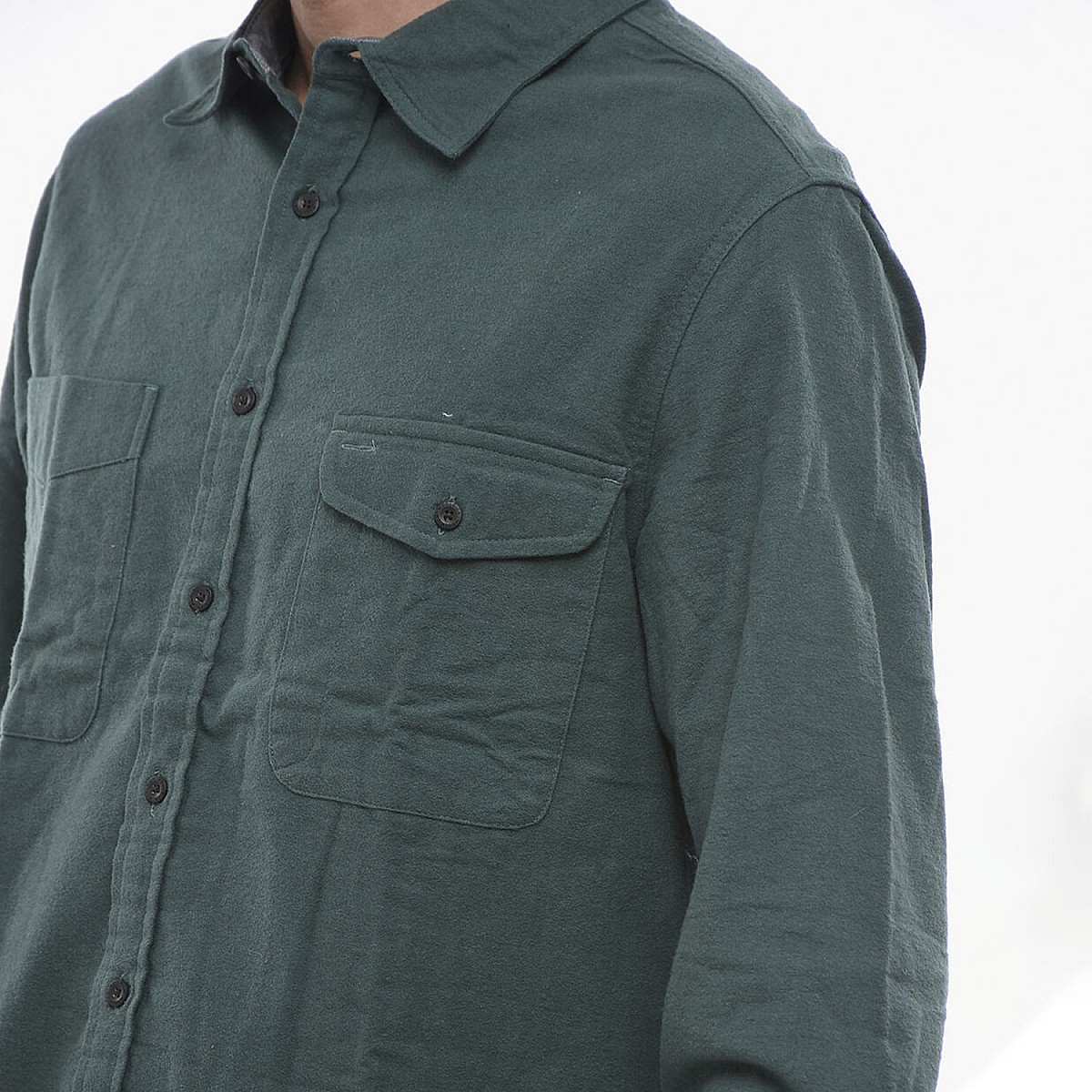 Овершорт Woolrich Solid Chamois Shirt Pine