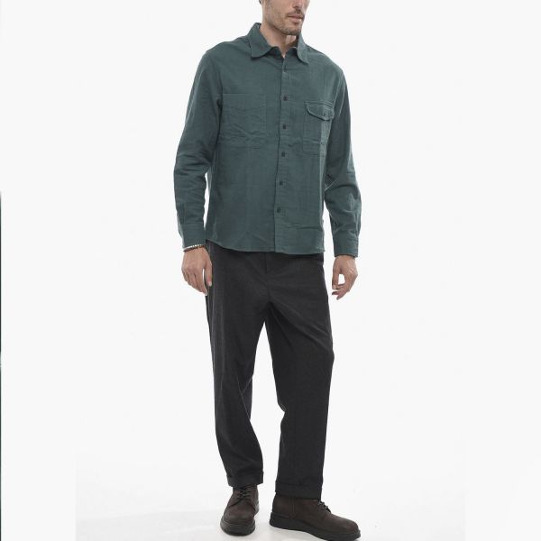 Овершорт Woolrich Solid Chamois Shirt Pine.