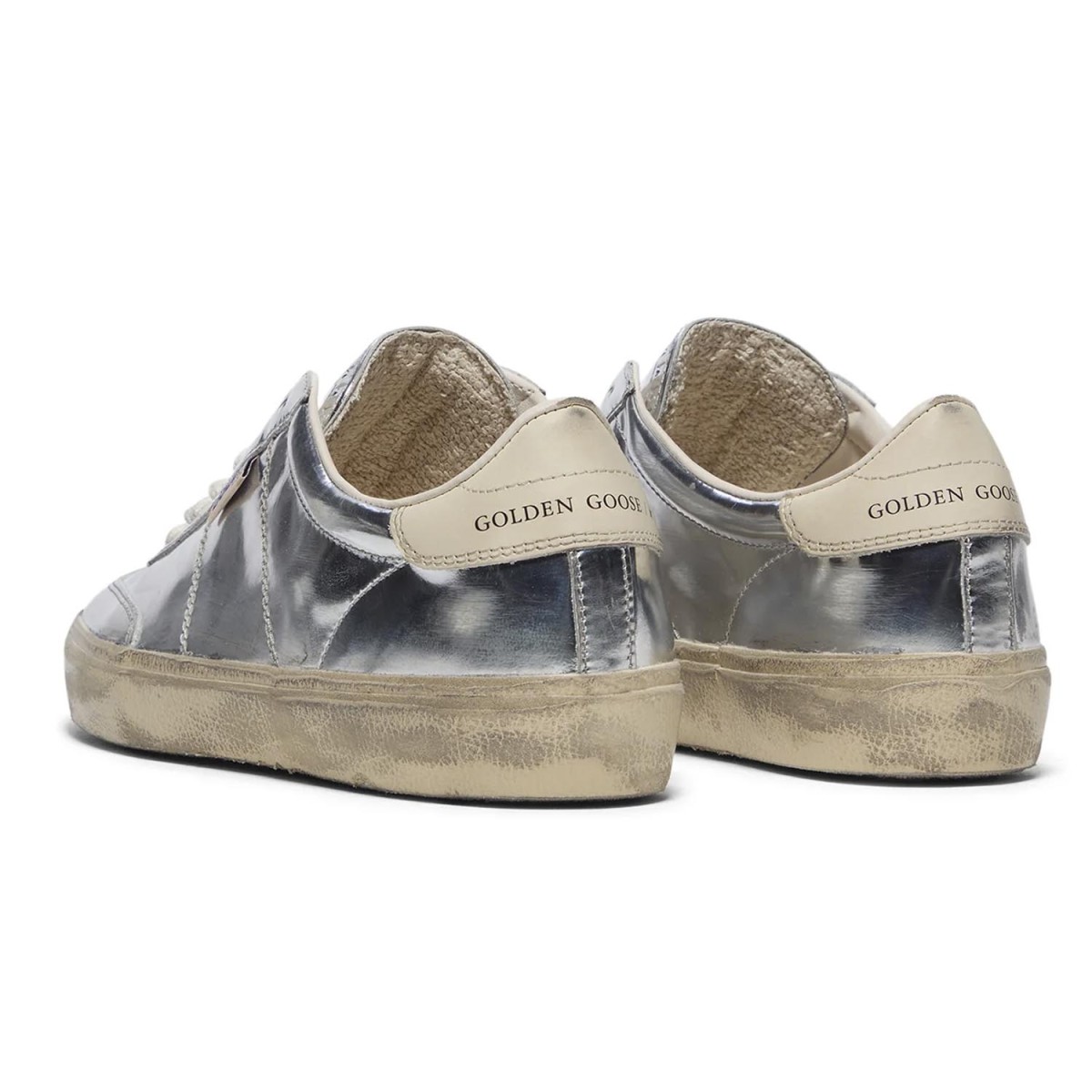 Кеди Golden Goose Soul Star Silver/Cream