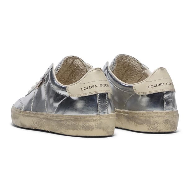 Кеды Golden Goose Soul Star Silver/Cream.
