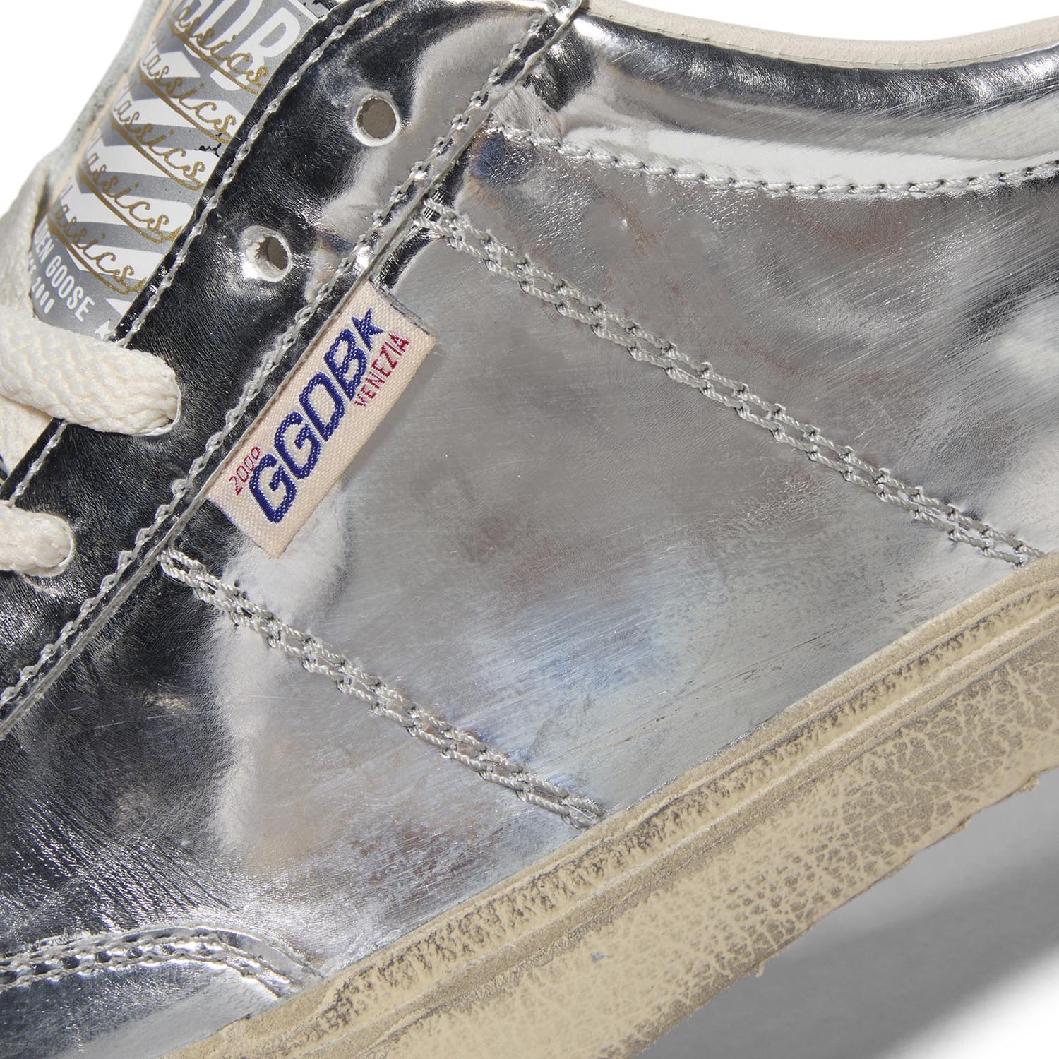 Кеди Golden Goose Soul Star Silver/Cream