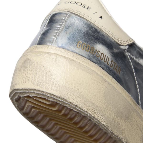 Кеды Golden Goose Soul Star Silver/Cream.