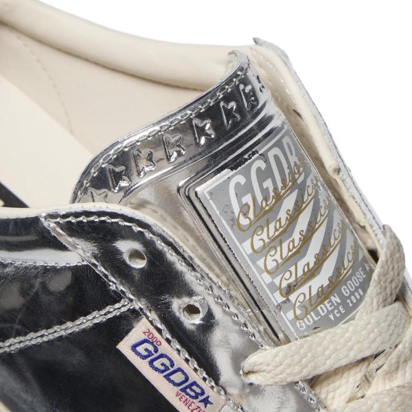Кеды Golden Goose Soul Star Silver/Cream.