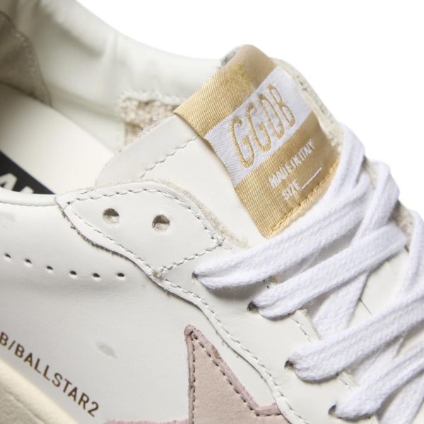 Кеди Golden Goose Ballstar 2 White/Pink.