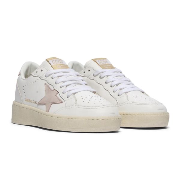 Кеди Golden Goose Ballstar 2 White/Pink.