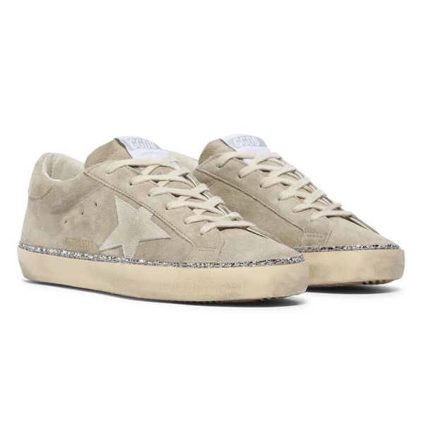 Кеды Golden Goose Super Star Classic With List AND Ice/Silver.