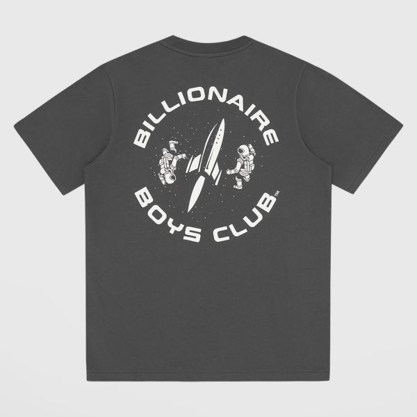 Футболка Billionaire Boys Club Rocket small Logo Grey.
