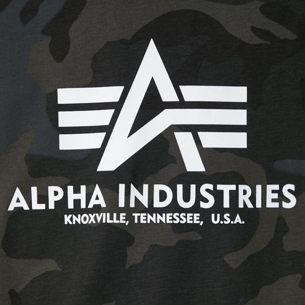 Футболка Alpha Industries 100501C/125 black camo