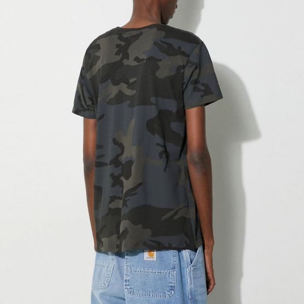 Футболка Alpha Industries 100501C/125 black camo.