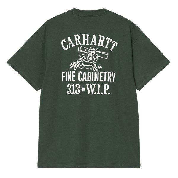 Футболка Carhartt I034779 Conifer/White