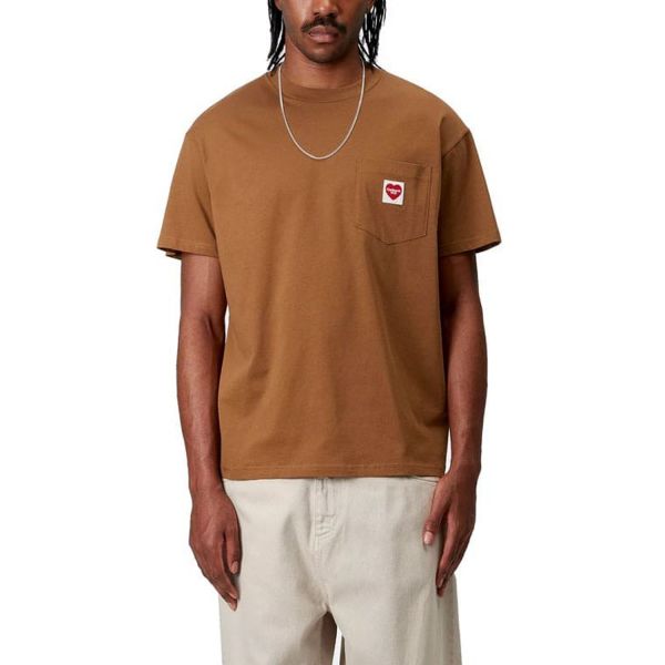Футболка Carhartt I032128 Hamilton Brown.