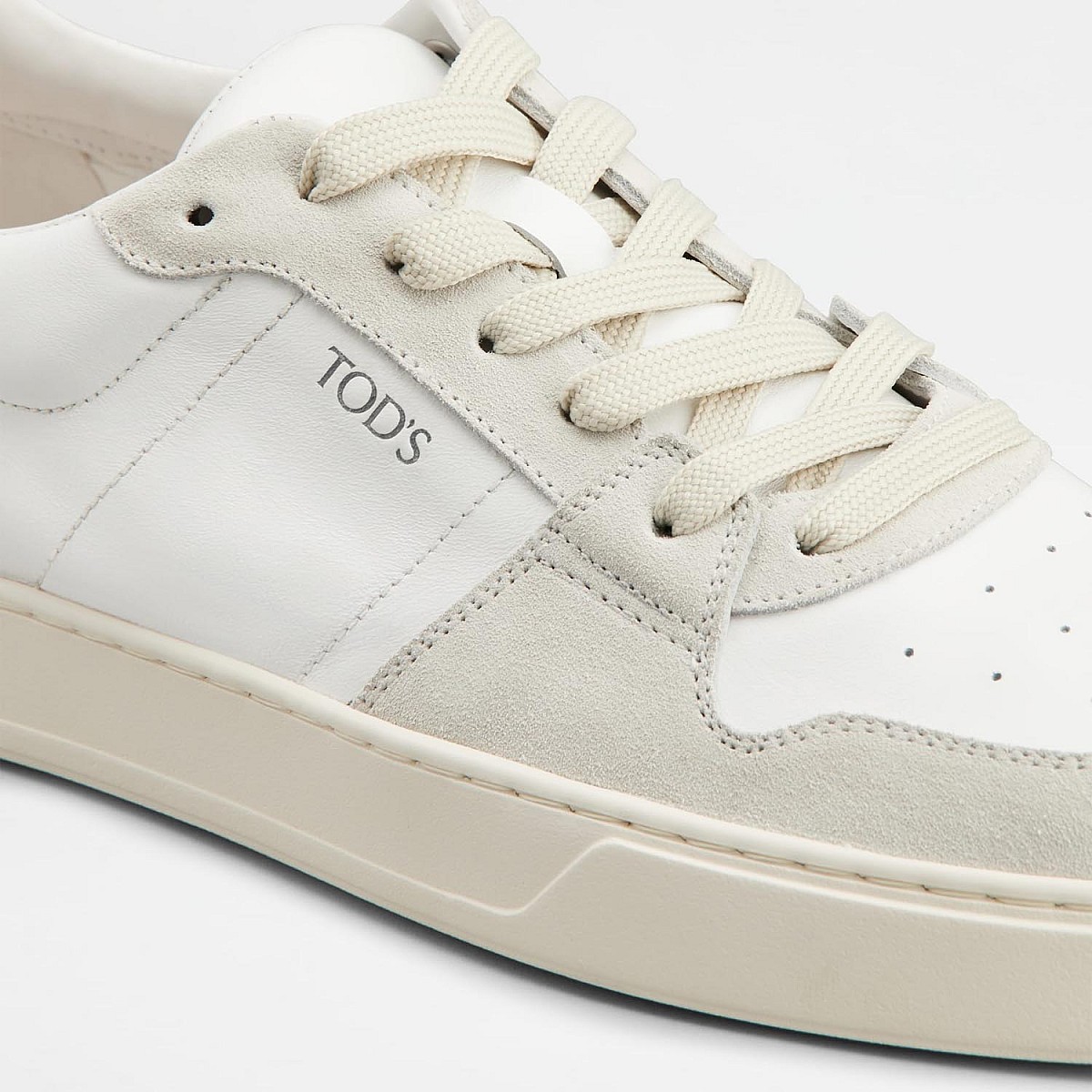 Кеди Tod's Allacciata Cassetta 04L BKB Bianco
