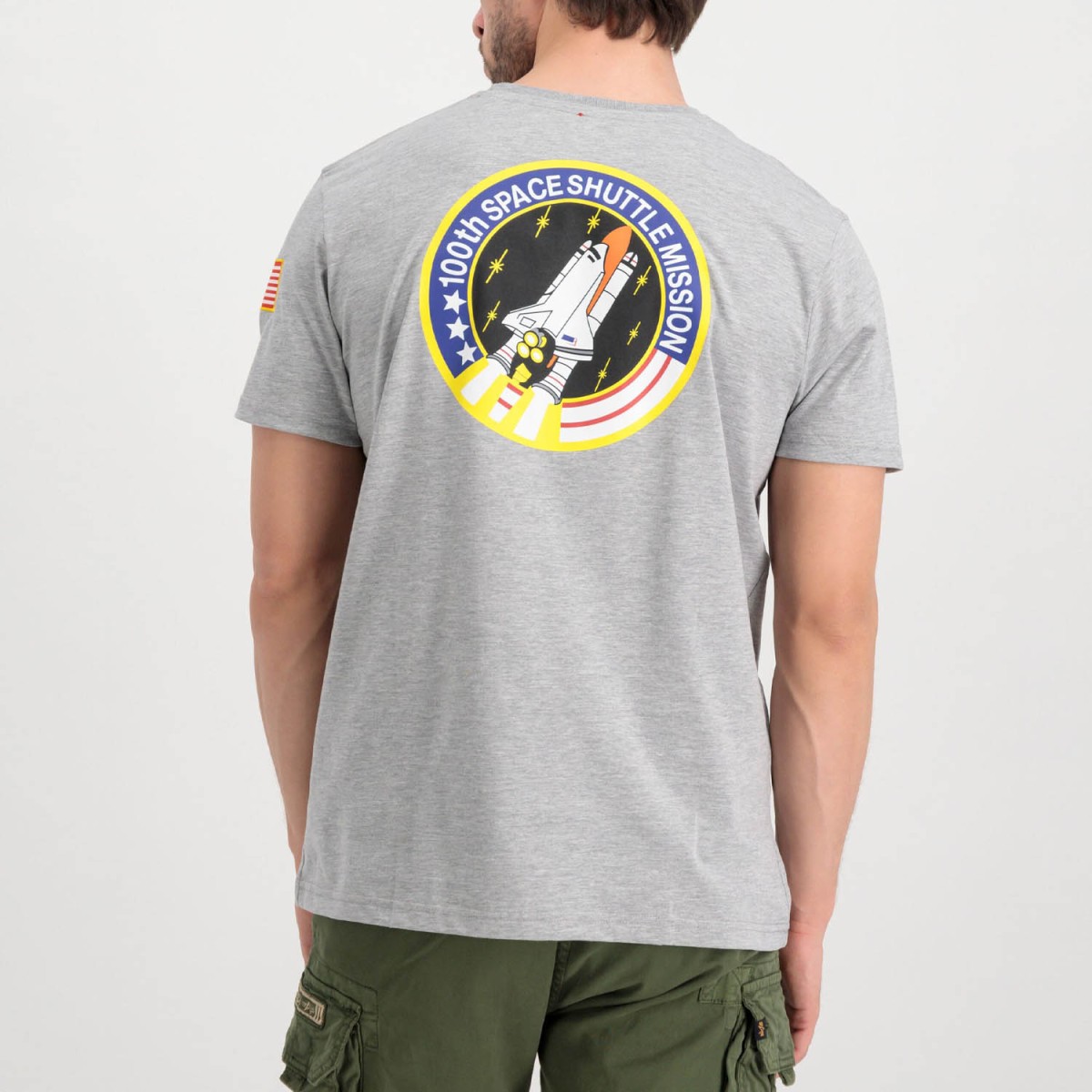 Футболка Alpha Industries 176507/17 grey heather