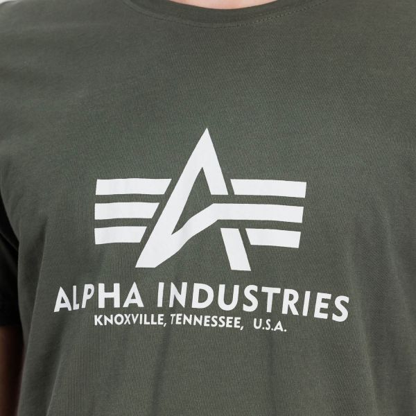 Футболка Alpha Industries 100501/142/dark olive.