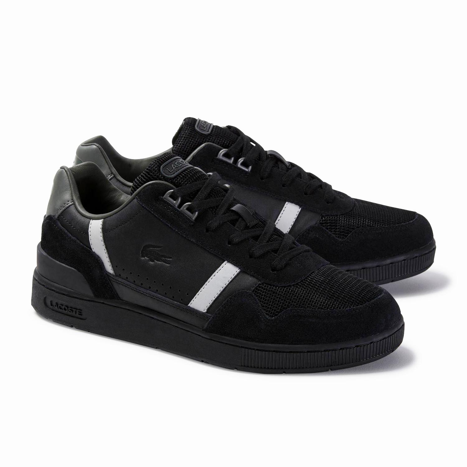 Кеды Lacoste T-Clip 120 3 US SMA LTH BLK/GRY Кеды Lacoste T-Clip 120 3 US SMA LTH BLK/GRY